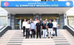 MERSİN İL EMNİYET MÜDÜRÜ FAHRİ AKTAŞ, EMEKLİLİĞE AYRILAN POLİS PERSONELİNİ UĞURLADI