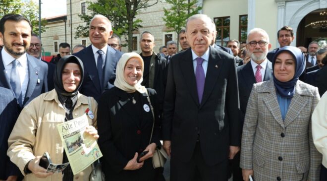 Cumhurbaşkanı Erdoğan AileFest’i ziyaret etti