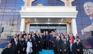 Cumhurbaşkanı Erdoğan, AK Parti Şanlıurfa İl Başkanlığının açılışını gerçekleştirdi