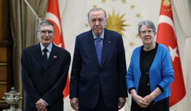 Cumhurbaşkanı Erdoğan, Aziz Sancar’ı kabul etti