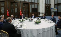 Cumhurbaşkanı Erdoğan, Yüksek Mahkeme Başkanlarıyla yemekte bir araya geldi