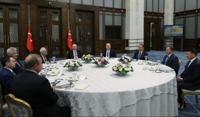 Cumhurbaşkanı Erdoğan, Yüksek Mahkeme Başkanlarıyla yemekte bir araya geldi