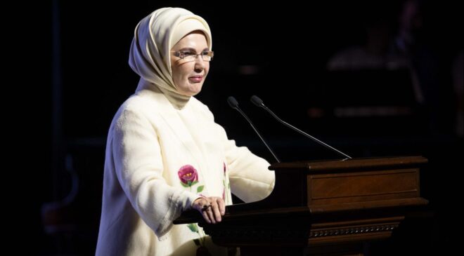 Emine Erdoğan: Gazzede yaşananlar, yalnızca Filistinin meselesi değildir
