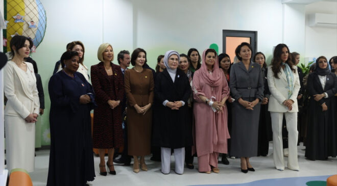 Emine Erdoğan, Özbekistan’da rehabilitasyon merkezi ve okul öncesi eğitim kurumunun açılışına katıldı