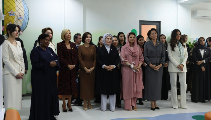 Emine Erdoğan, Özbekistan’da rehabilitasyon merkezi ve okul öncesi eğitim kurumunun açılışına katıldı