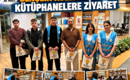 AK PARTİ DÜZCE GENÇLİK KOLLARI’NDAN KÜTÜPHANELERE ZİYARET