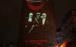 Galata Kulesi’nde 29 Ekim’e özel Atatürk gösterisi