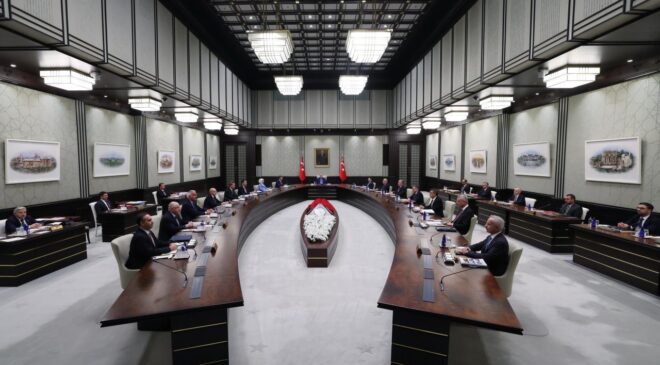 Kabine yoğun gündemle Beştepe’de toplandı